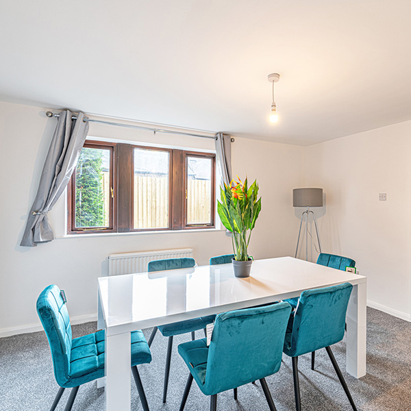 Completed furniture package installation, project 1