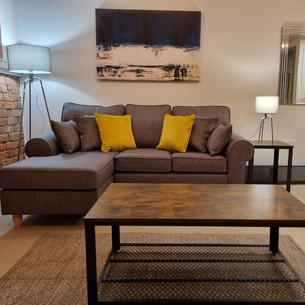 Completed furniture package installation, project 5
