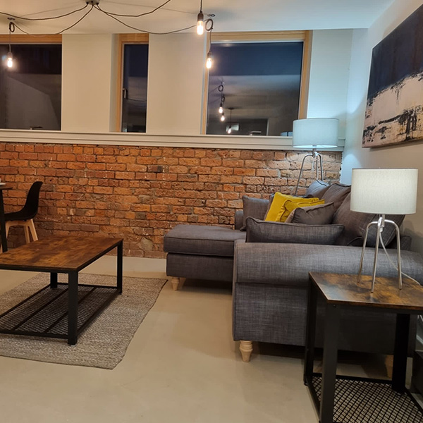 Completed furniture package installation, project 16