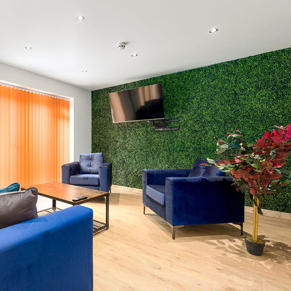 Completed furniture package installation, project 18