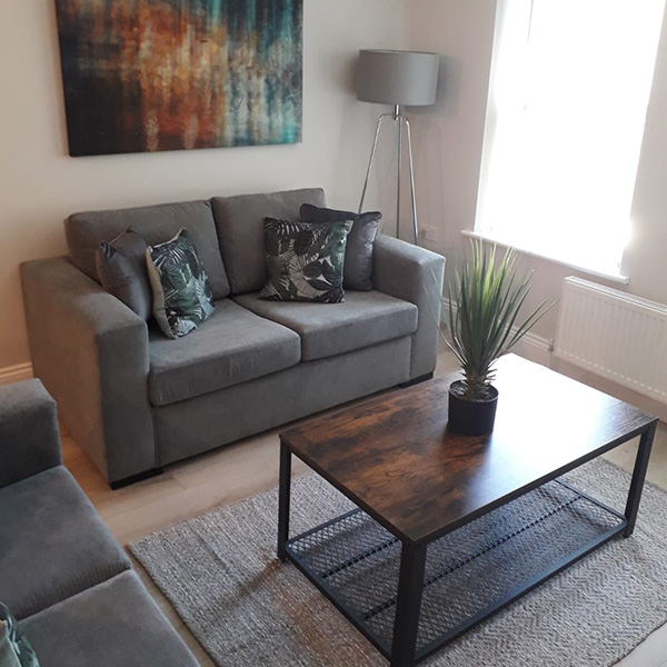 Completed furniture package installation, project 20